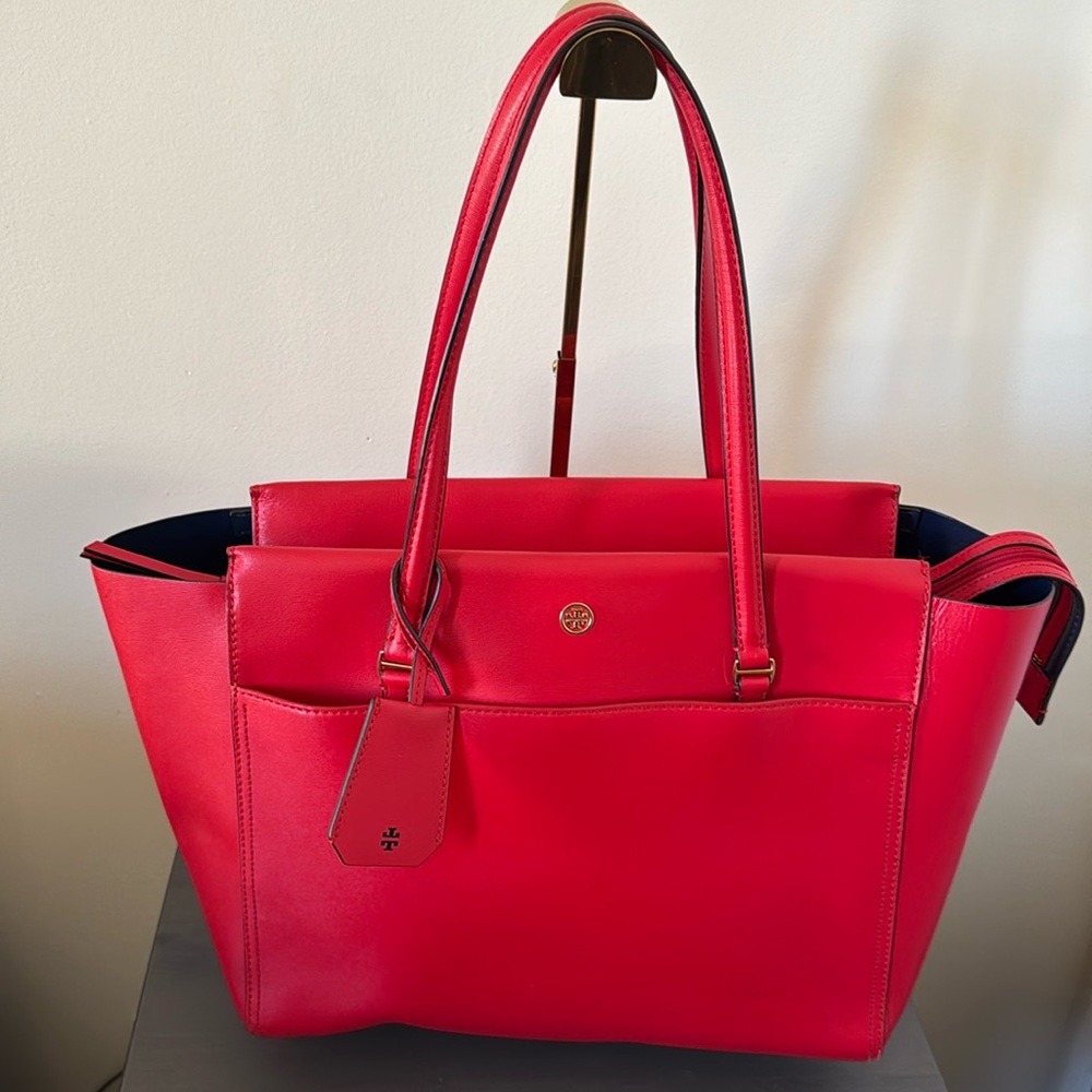 Authentic Tory Burch Red Parker